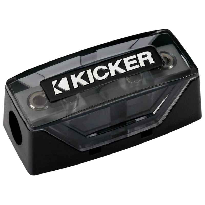 Kicker AFS Single Fuse Holder 1/0-8 AWG in/out 46FHS