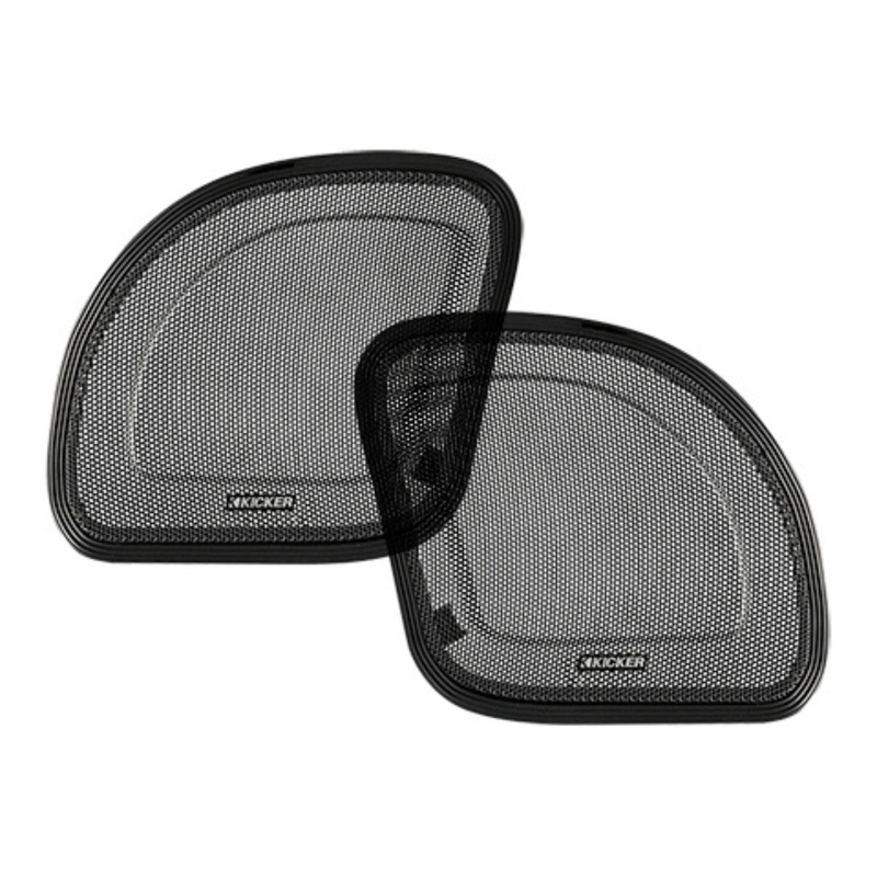 Kicker HDRG “Shark Nose” Steel Speaker Grilles 2015+ Harley Road Glide 45HDRG