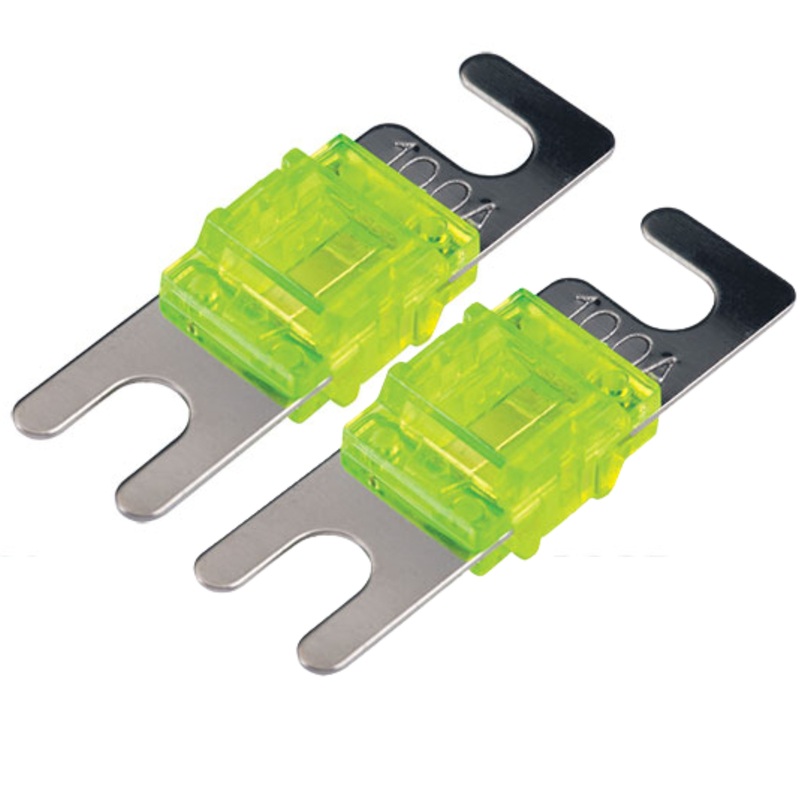 Kicker Pair Of 100 AMP Platinum Plated AFS High AMP Fuses