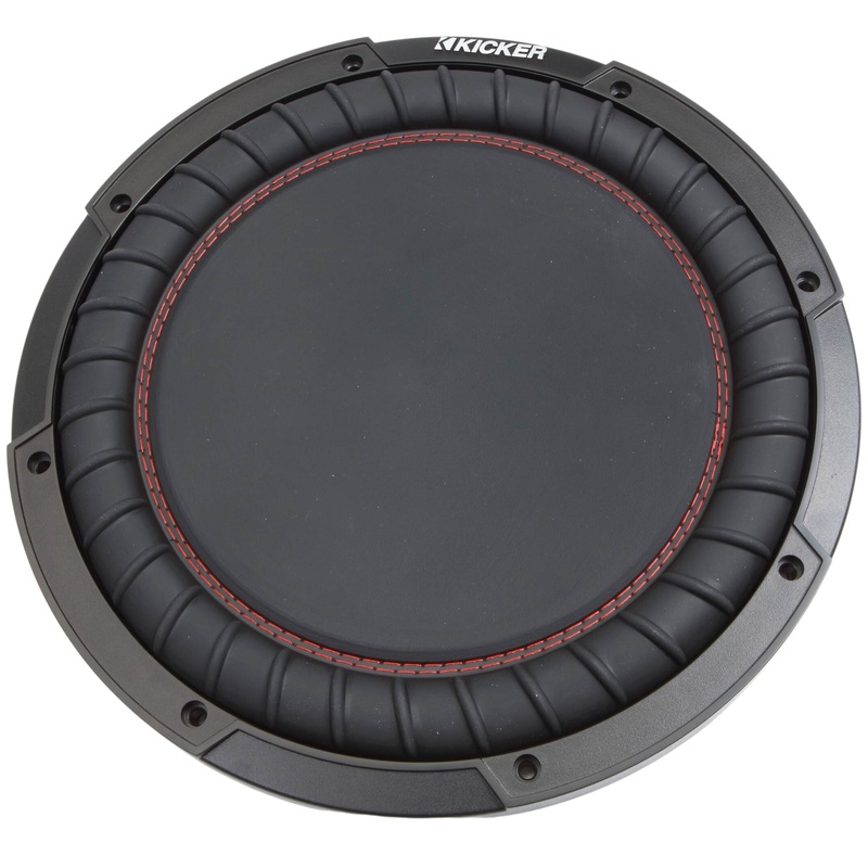 Kicker’s 12-Inch Round Bass Reflex Passive Radiator Subwoofer 47KBRW12