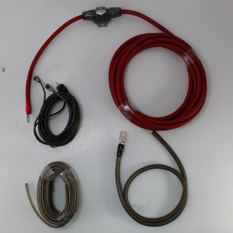 Rockford Fosgate RFK4X 4 AWG PC-OFC Complete Installation Amplifier Kit OPEN BOX