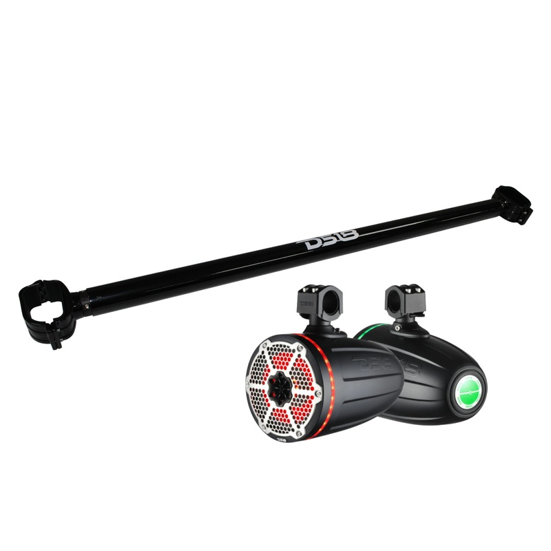 8″ Marine RGB Tower Neo Speaker Pair w/ Mounting Tube for Bronco 6th Gen BK DS18