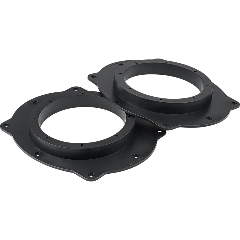 Audiopipe 6×9″ to 6″ PVC Plastic Adapter Ring Spacer Black (Pair) RING-PVC-A69-6