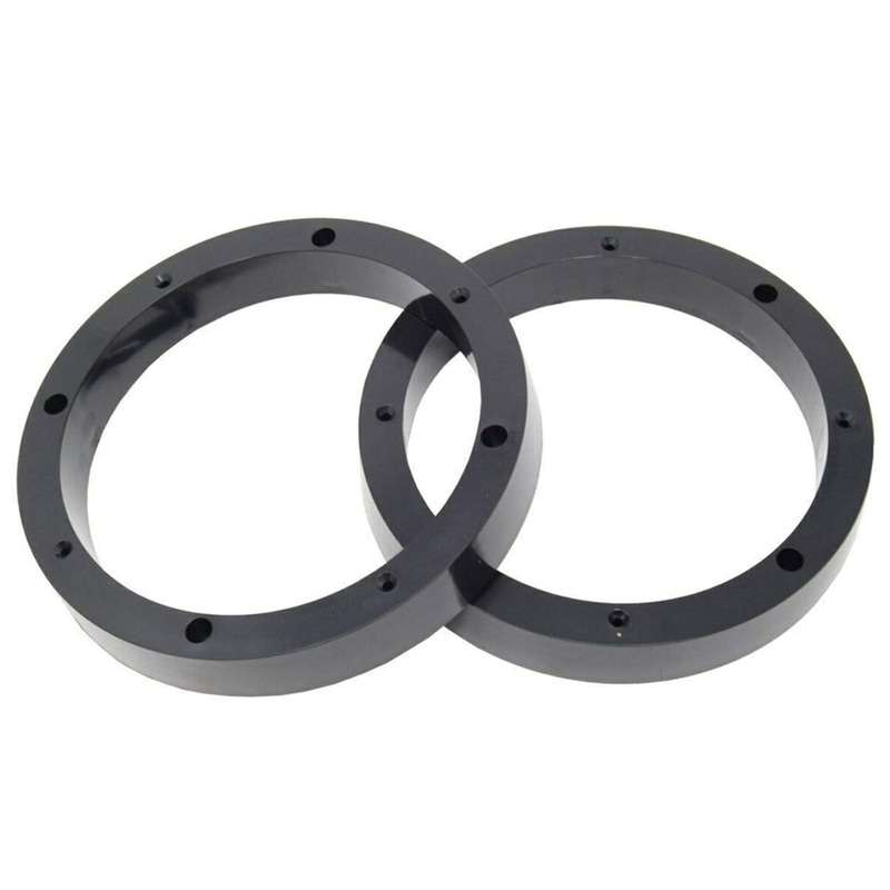 Audiopipe 8.5 Inch Black Plastic Speaker Spacer Ring Pair APMB-RING-8