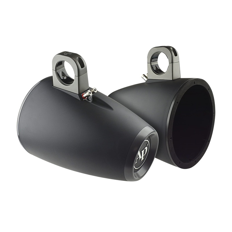 Audiopipe Pair of Black 10″ Compact Directional Tower Speaker Enclosures