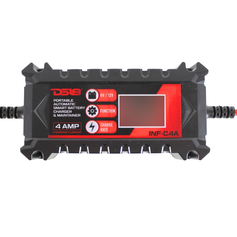 DS18 4 Amp Automatic Smart Lithium AGM Battery Charger and Maintainer INF-C4A