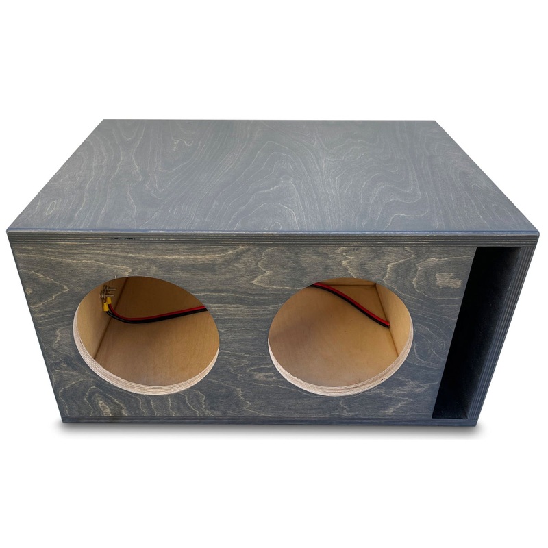 Dual Universal Birch 8″ Ported Subwoofer Box 3/4″ Baffle Tuned To 34Hz