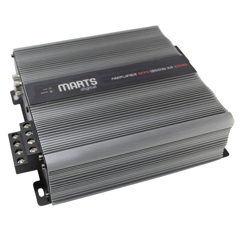 Marts Digital MXS Series 1200 Watt 4 Channel 2 Ohm Amplifier