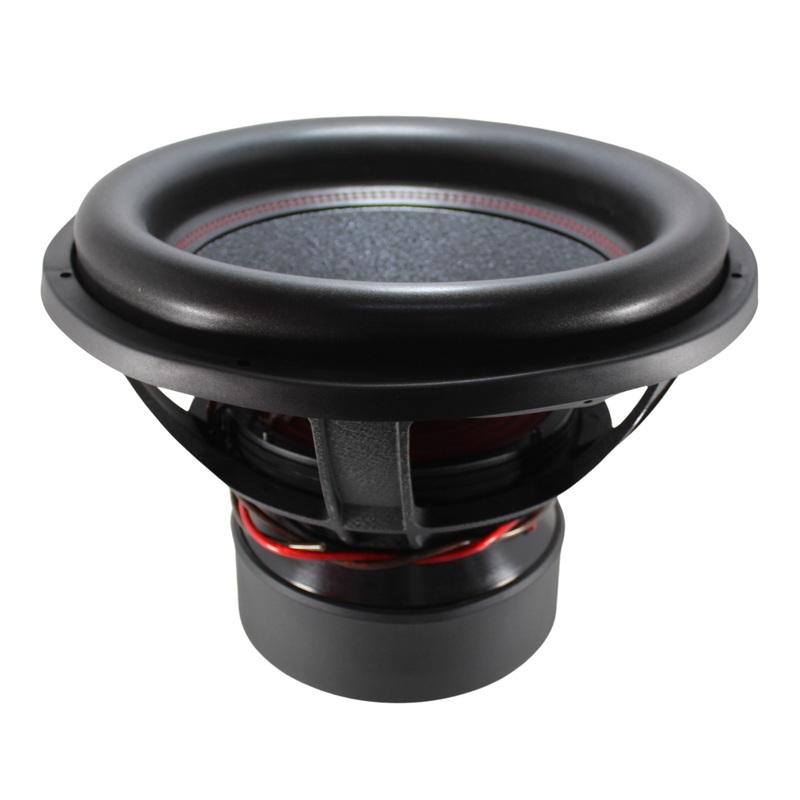 Massive Audio 18 Inch Dual 1-Ohm Subwoofer 12000W Max 4″ Flat Wound Voice Coil