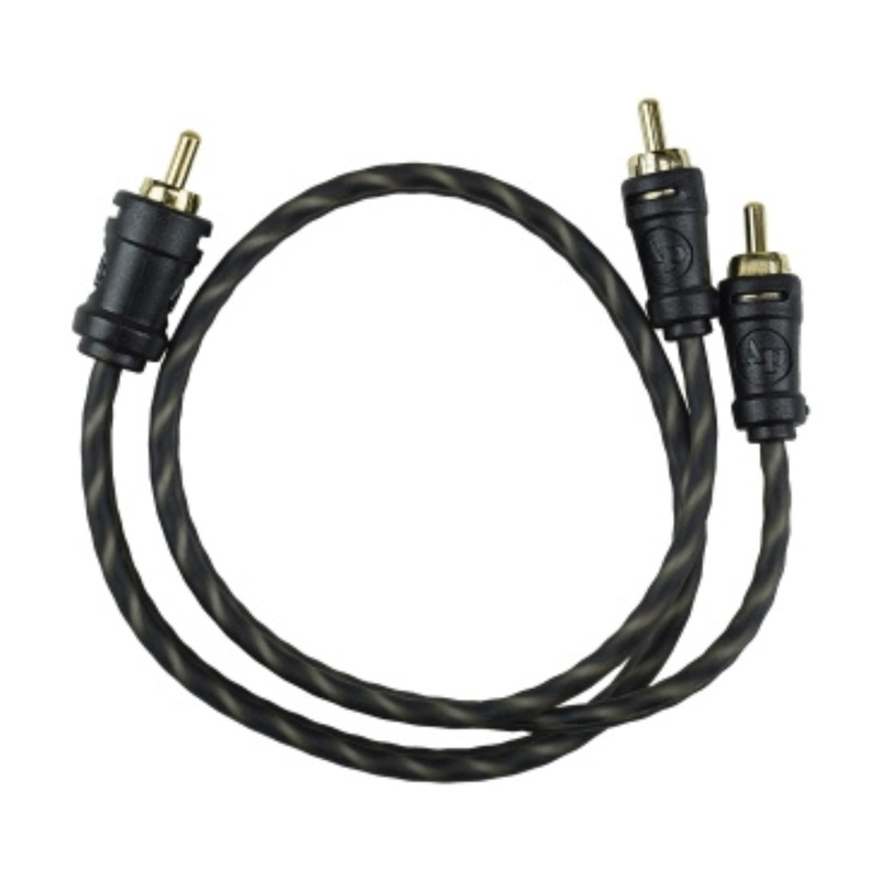 Audiopipe 18″ 1 Male to 2 Male RCA Cable, HQ 24kt Gold connections