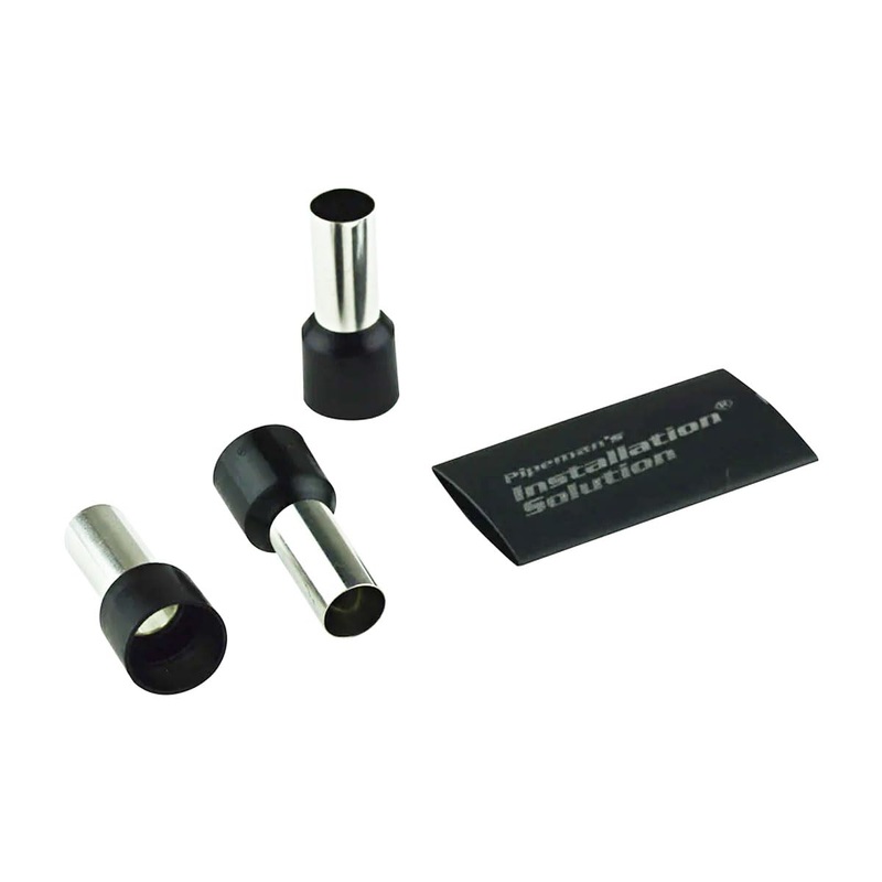 Audiopipe 25 Pack 4 Gauge Wire Ferrules with Heat Shrink IS-TFK-4