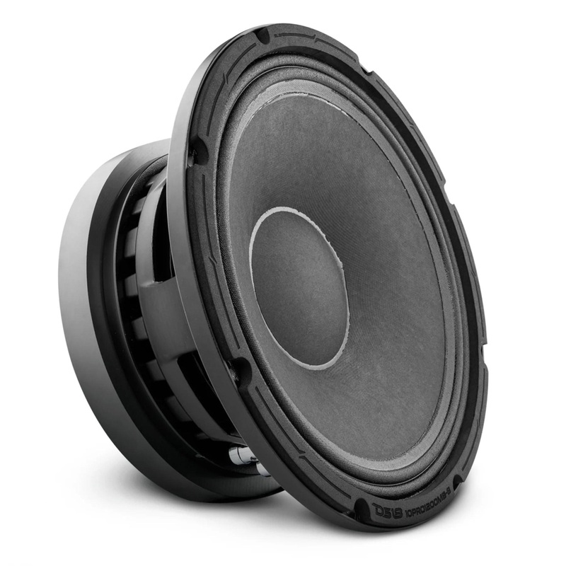 DS18 10PRO1200MB-8 10″ Mid-Bass Loudspeaker 1200 Watts Max Power 600W RMS 8-Ohm