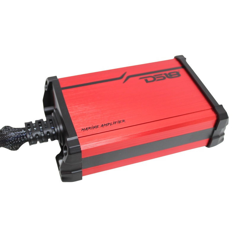 DS18 4 Channel 480 Watts 4 Ohm Class D Full Range Marine Amplifier MP-4A
