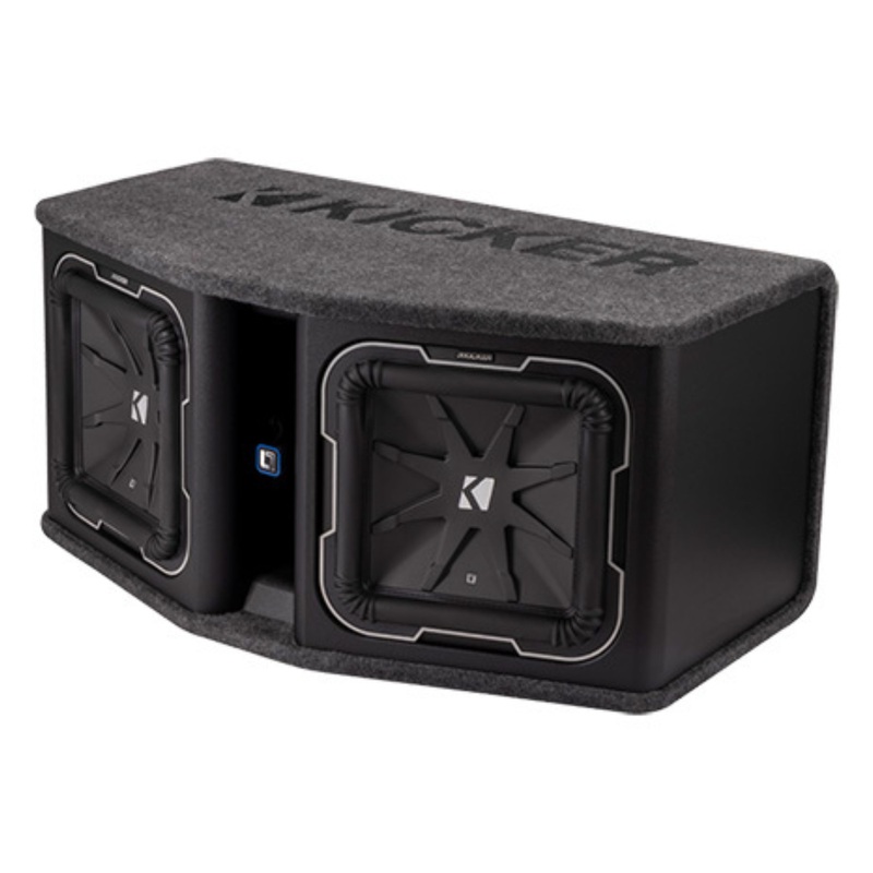 Kicker 1800 Watts 2 OHM Dual 12″ Loaded Subwoofer Enclosure KI-41DL7122