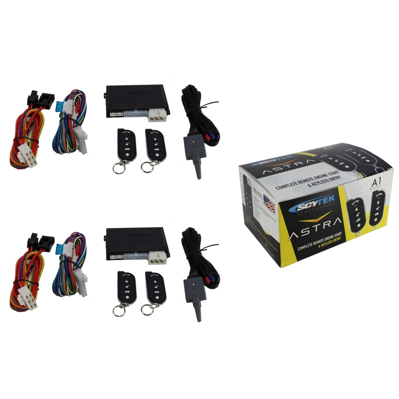 ScyTek A1.1 Complete 1 Button Remote Engine Start System with Two Remotes