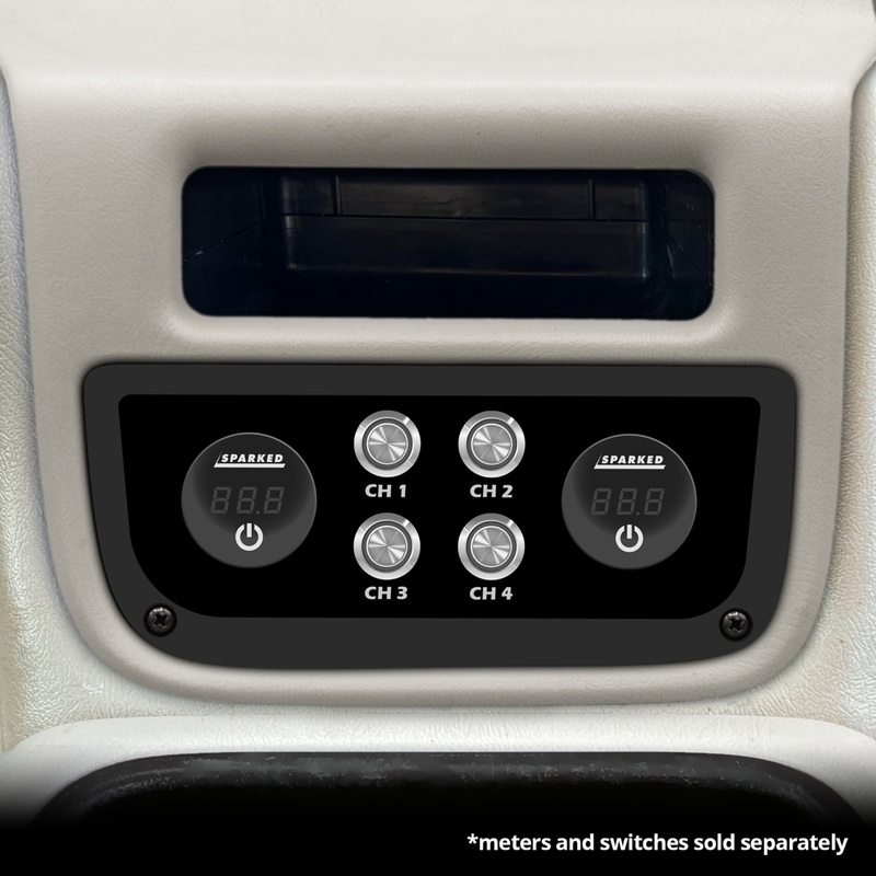 Sparked Innovations Console Switch Panel Dual Sparked Meter for 99-02 GM Truck