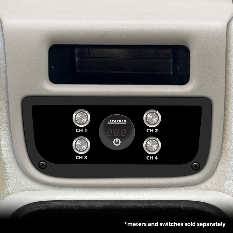 Sparked Innovations Console Switch Panel Single Sparked Meter for 99-02 GM Truck