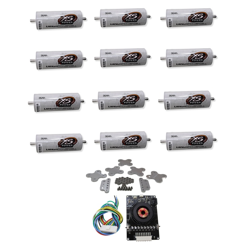 XS Power 12 Pack Kit 35AH Lithium Cells 2.3v Lithium Titanate Oxide (LTO) Lot 12 Pack
