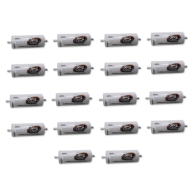 XS Power 18 Pack Kit 35AH Lithium Cells 2.3v Lithium Titanate Oxide (LTO) Lot 18 Pack