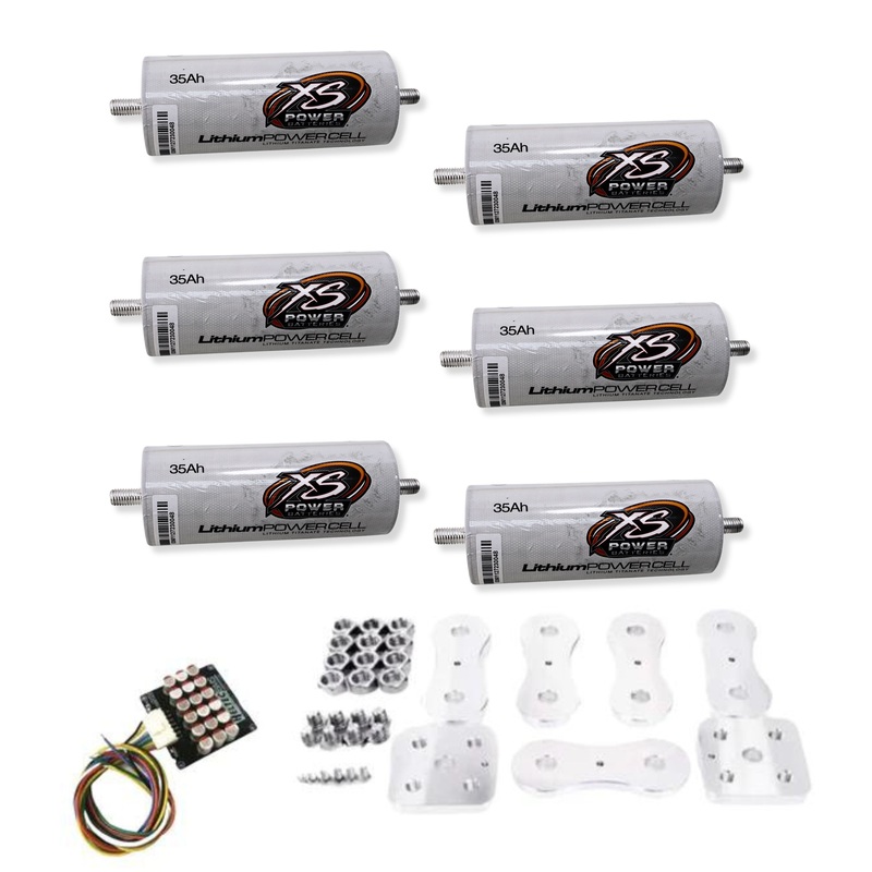 XS Power 6 Pack Kit 35AH Lithium Cells 2.3v Lithium Titanate Oxide (LTO) 6 Pack