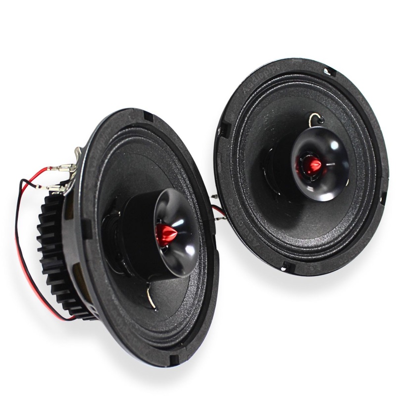6.5″ 100W RMS 4-Ohm NEO Hybrid Coaxial Loudspeaker Pair W/1″ Tweeter APMB-CX600