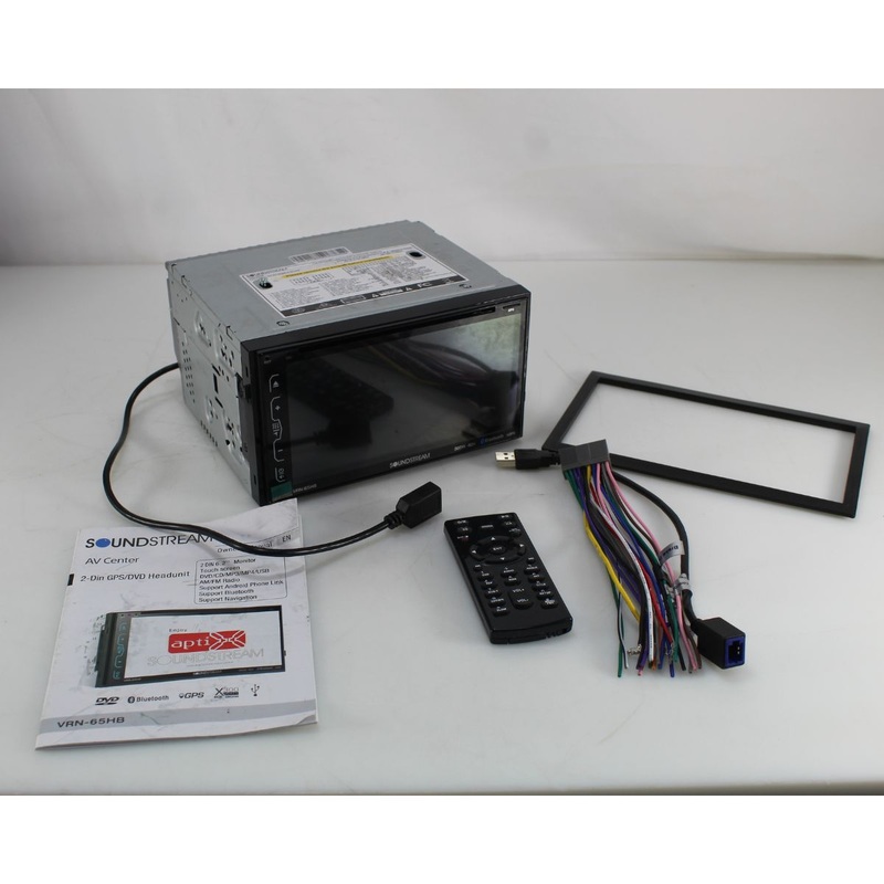 7″ Multimedia Touchscreen Headunit W/ BT and NAV Soundstream VRN-65HB OPEN BOX