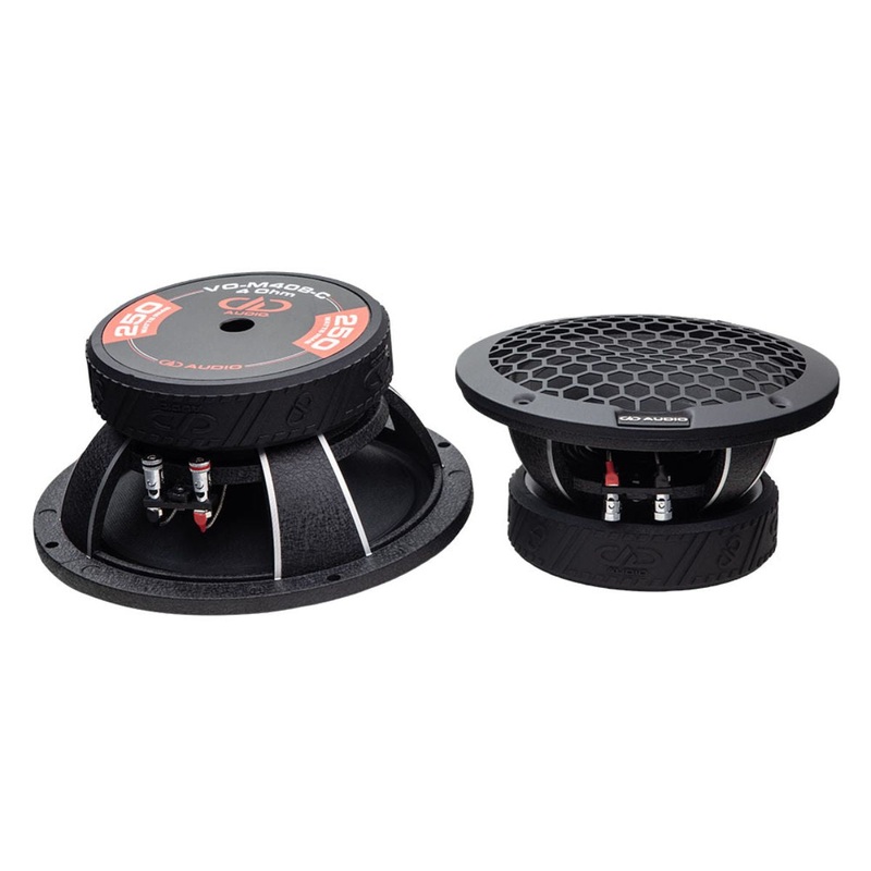 8″ Midrange 250 Watt RMS 4 Ohm Midrange Car Audio Speakers Pair DD Audio