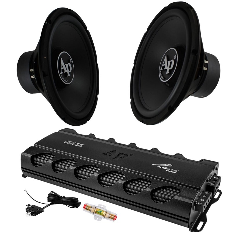 Audiopipe 15″ 700W D4 Subwoofer + 1500W Class D Mono Amp Car Audio Combo