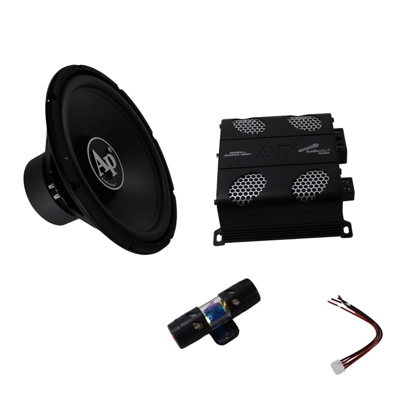 Audiopipe 15″ 700W RMS Dual 4-Ohm Subwoofer & 800W Class D Monoblock Amplifier