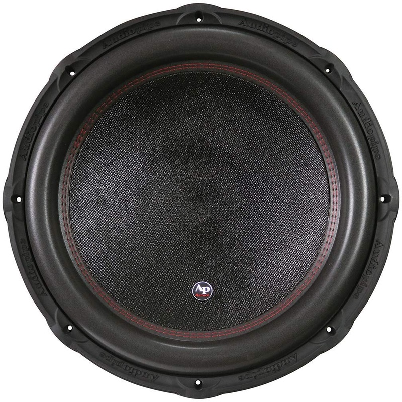 Audiopipe 18″ 3400W 4+4 Ohm Quad Stacked Strontium Magnet Subwoofer TXX-BDC4-18