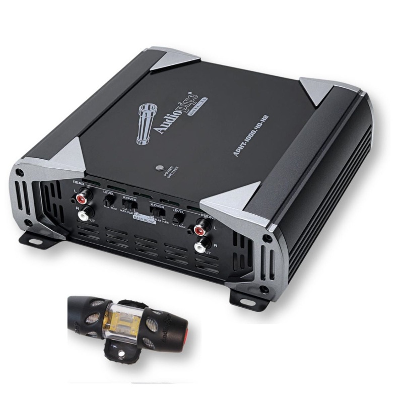 Audiopipe 2500 Watt Full Range Class-D 4 Channel 2-Ohm Amplifier APHT-1000.4D-H2