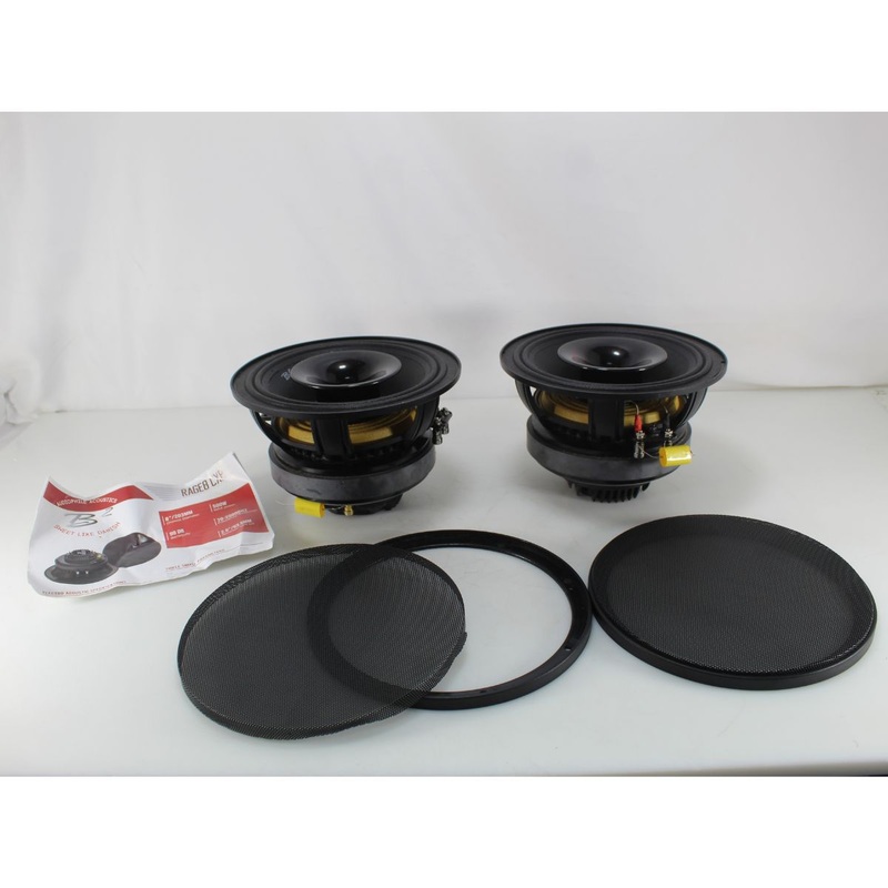 B2 Audio Pair of RAGE 8″ 4-Ohm 250 Watt RMS Coaxial Speakers RAGE8CXP OPEN BOX