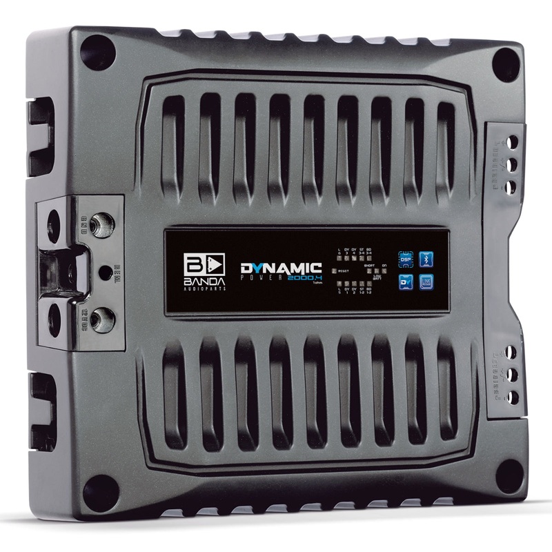 Banda DYNAMIC Brazilian 2000 Watt 1-Ohm 4-Channel Full Range Amplifier w/ DSP