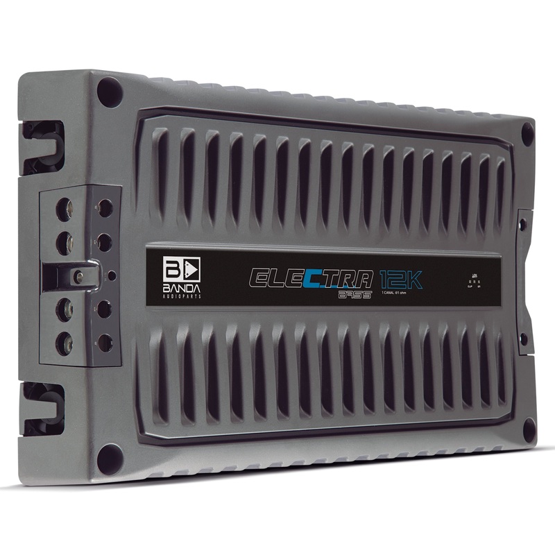 Banda ELECTRA Line Aluminum Brazilian 12K Watt 1-Ohm Monoblock Bass Amplifier