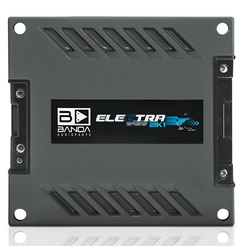 Banda ELECTRA Line Aluminum Brazilian 2000 Watt 2-Ohm Monoblock Bass Amplifier