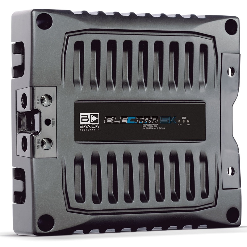 Banda ELECTRA Line Aluminum Brazilian 5000 Watt 2-Ohm Monoblock Bass Amplifier
