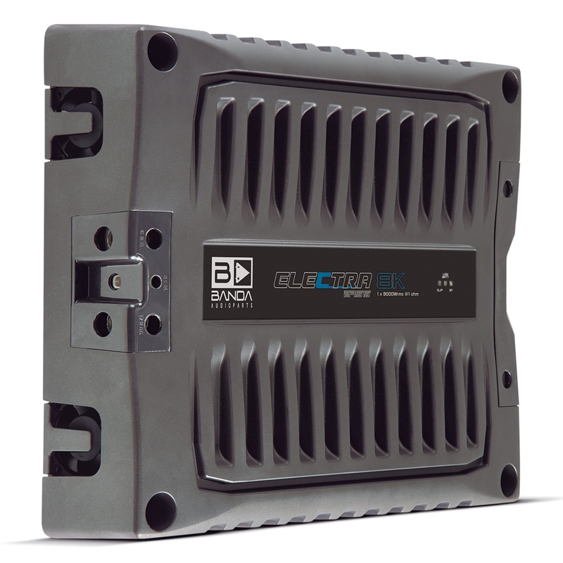 Banda ELECTRA Line Aluminum Brazilian 8000 Watt 1-Ohm Monoblock Bass Amplifier