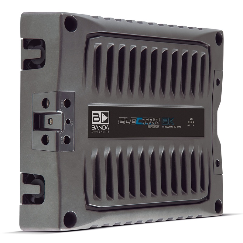 Banda ELECTRA Line Aluminum Brazilian 8000 Watt 2-Ohm Monoblock Bass Amplifier