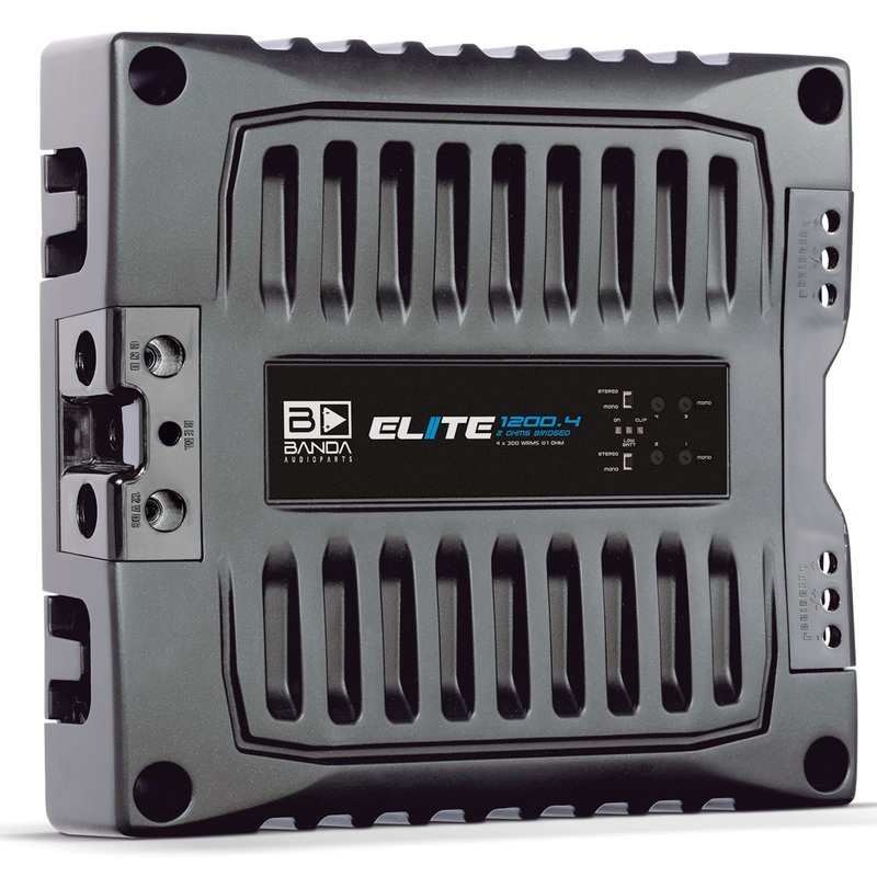 Banda ELITE Line Full Range 1200 Watt 1-Ohm 4-Channel Brazilian Amplifier