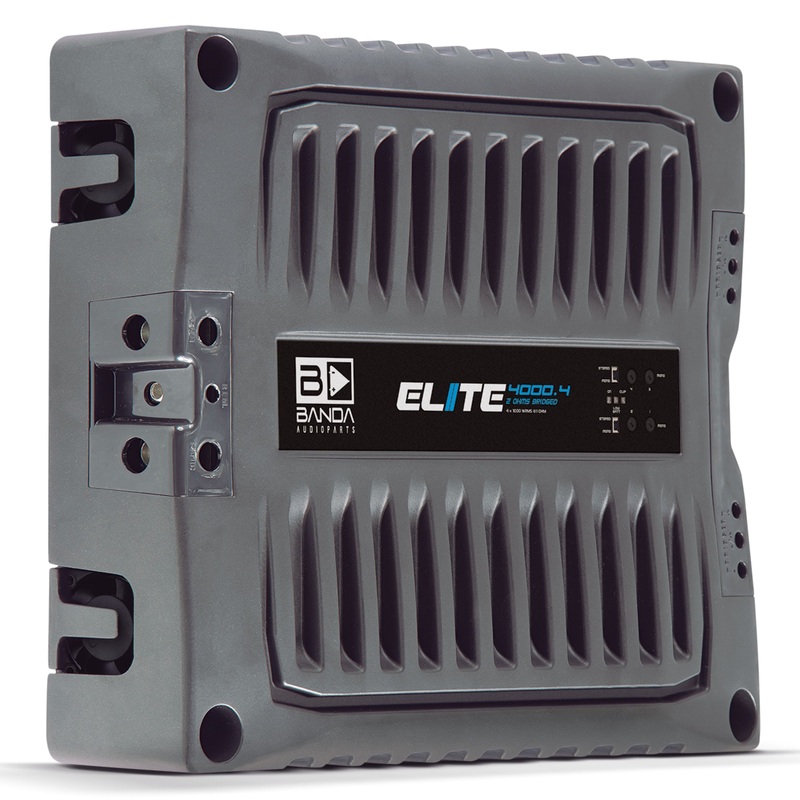 Banda ELITE Line Full Range 4000 Watt 1-Ohm 4-Channel Brazilian Amplifier