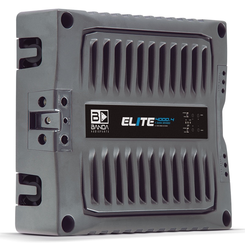 Banda ELITE Line Full Range 4000 Watt 2-Ohm 4-Channel Brazilian Amplifier