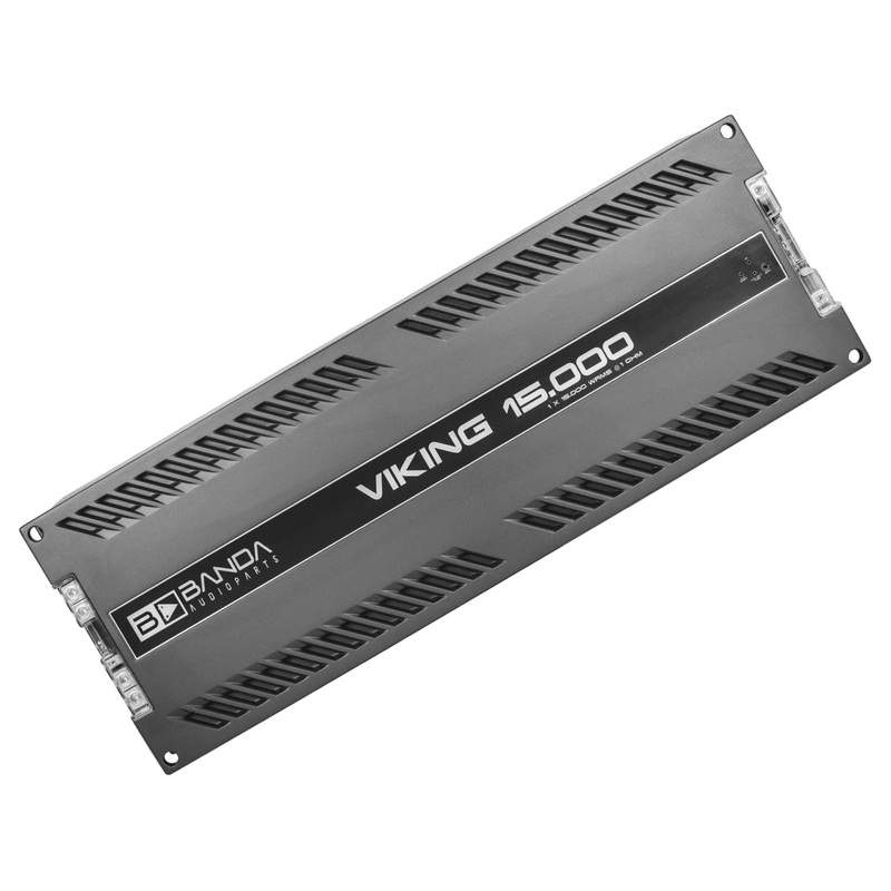 Banda VIKING Line Aluminum Brazilian 15K Watt 1-Ohm Monoblock Amplifier