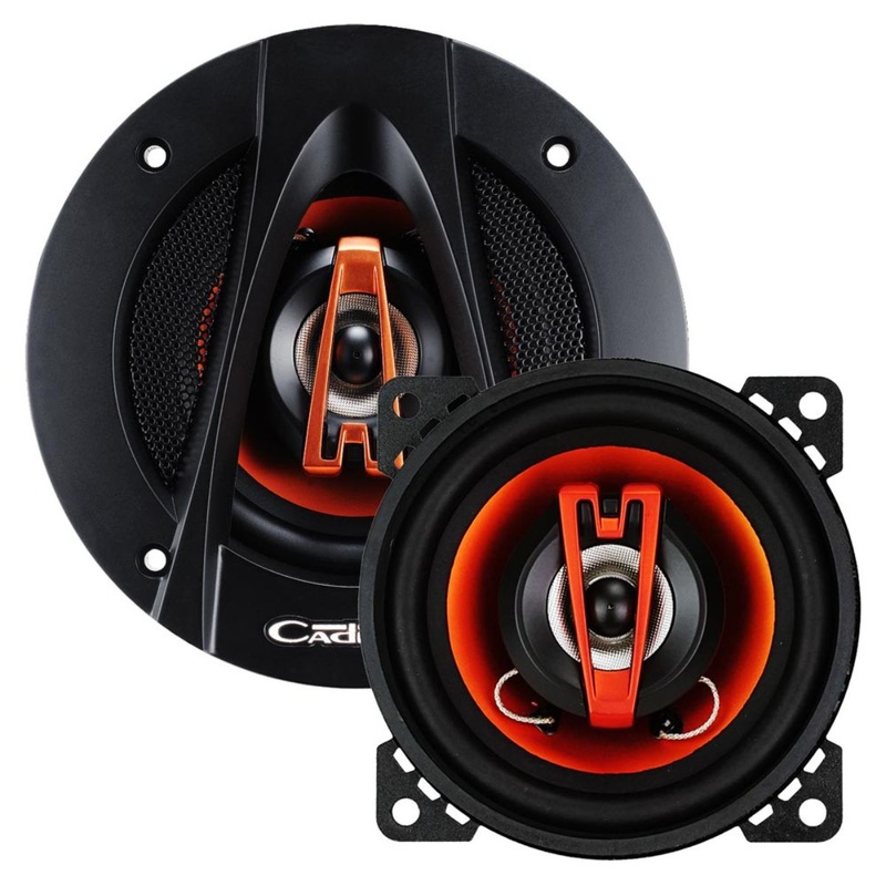 Cadence 4″ 30 Watt RMS 4-Ohm 2-Way Coaxial Car Audio Speakers Pair Q422