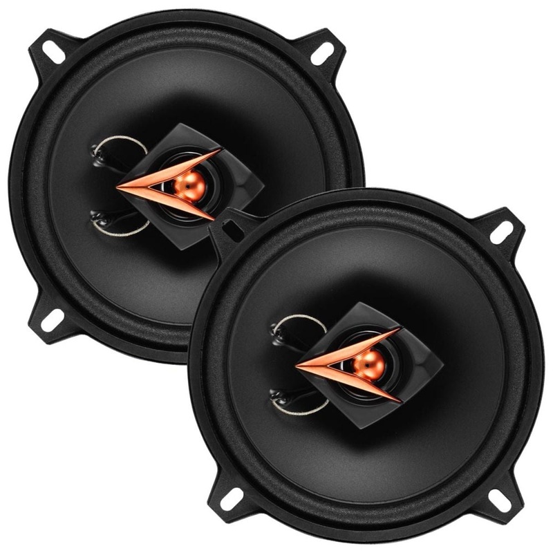 Cadence 5.25″ 40 Watt RMS 4-Ohm 2-Way Coaxial Car Audio Speakers Pair IQ552GE