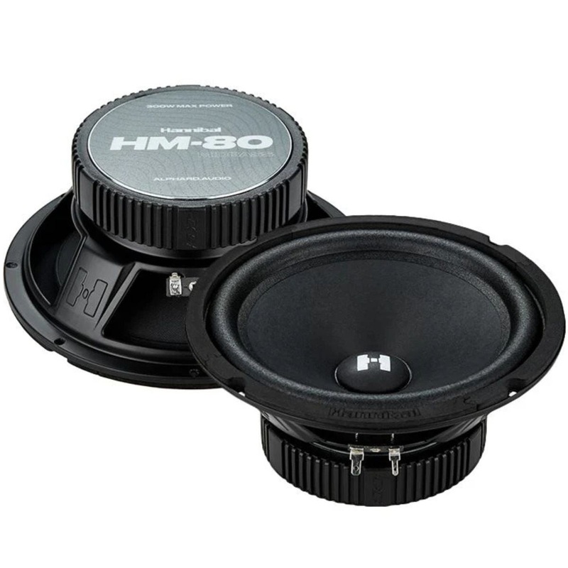 Deaf Bonce Hannibal 8″ 150W  RMS 4-Ohm Mid-bass Car Audio Speakers Pair