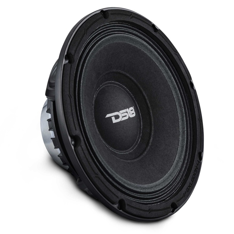 DS18 Pro Car Audio 8″ Midrange 4-Ohm 400 Watt RMS Neo Loudspeaker 8XL800N-4