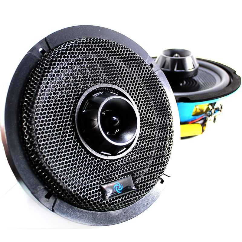 Motorcycle/Marine 6.5″ Hybrid 4-Ohm 100W RMS Galeforce F1 Speakers Pair OPEN BOX