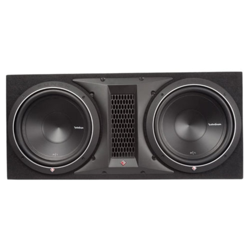 Rockford Fosgate Punch Enclosure with two 10″ Punch P1 Subwoofers OPEN BOX