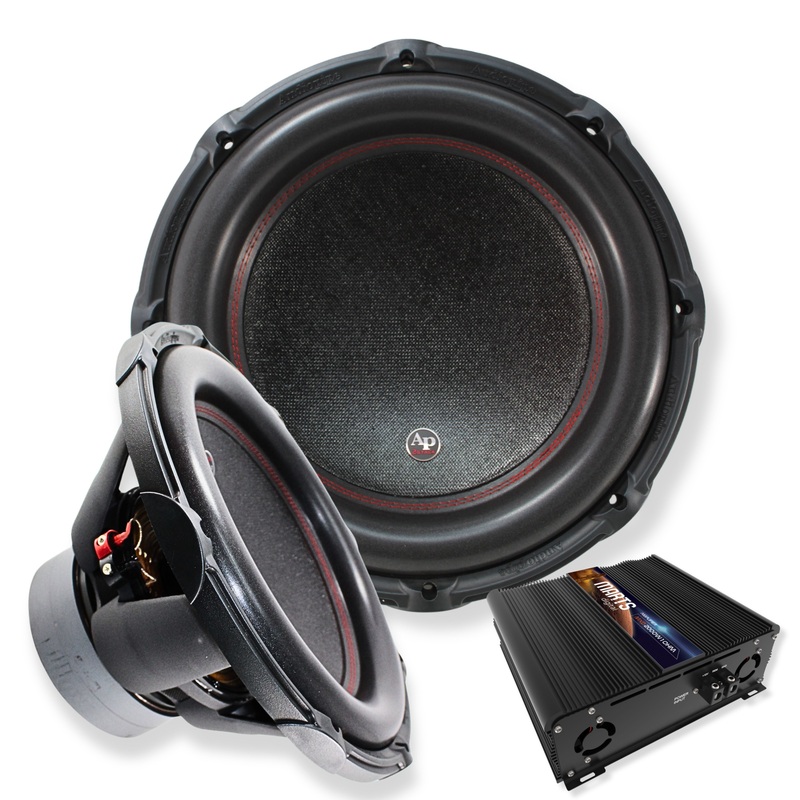 15″ Subwoofers BDC2 750W RMS w 2000 W 1 Ohm Marts Digital Amp MXD-2000-1 Combo