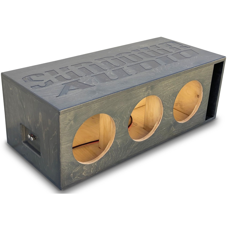Adire Audio Birch Triple 8″ (24mm baffle) Ported Enclosure 2.0^3 tuned to 34hz